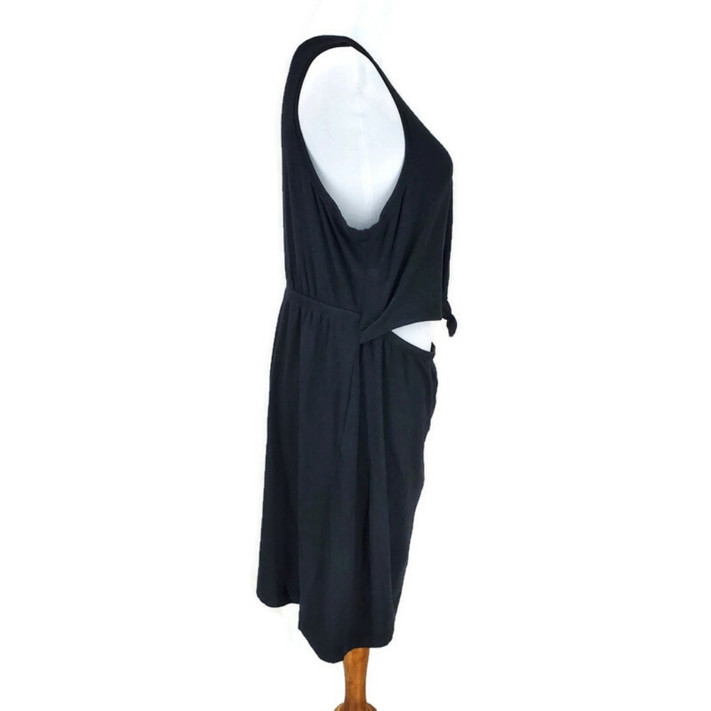 aerie Black Knot-Front Cutout Tank Dress - Picture 5 of 9